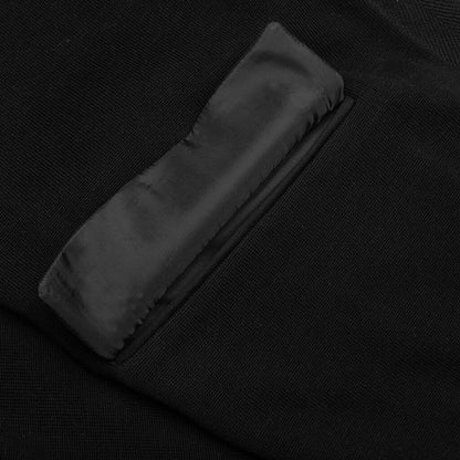 Knit x Suiting Cardigan - Black