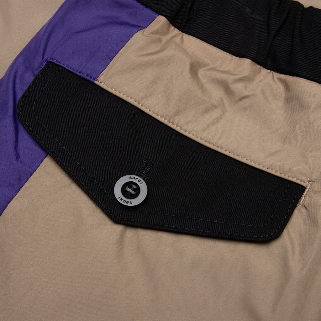 Nylon Pants - Beige