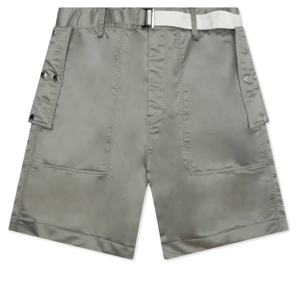 Nylon Twill Shorts - Light Khaki