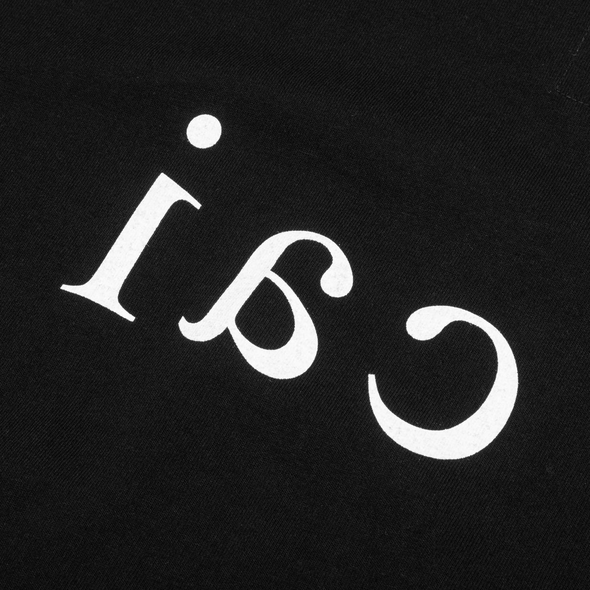 Reverse Logo T-Shirt - Black