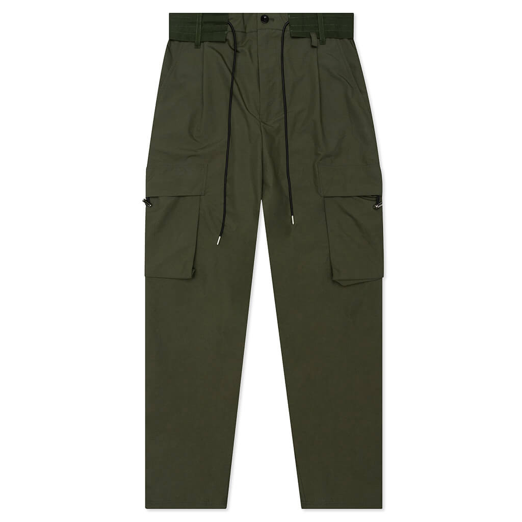 Rip Stop Mix Pants - Khaki