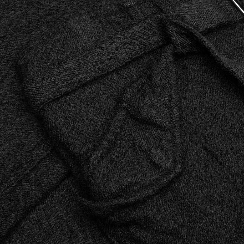 Solid Shrivel Pants - Black