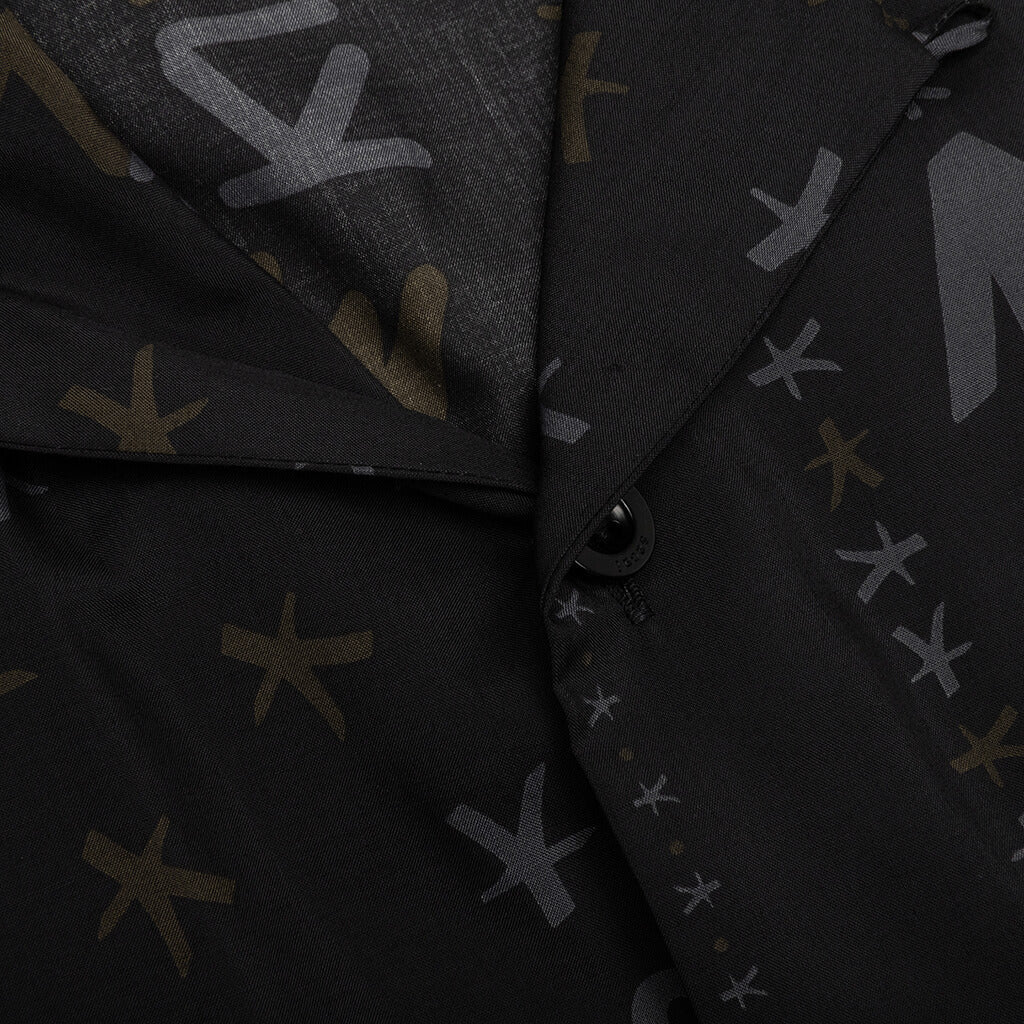 Sacai x Eric Haze Bandana Print Shirt - Black