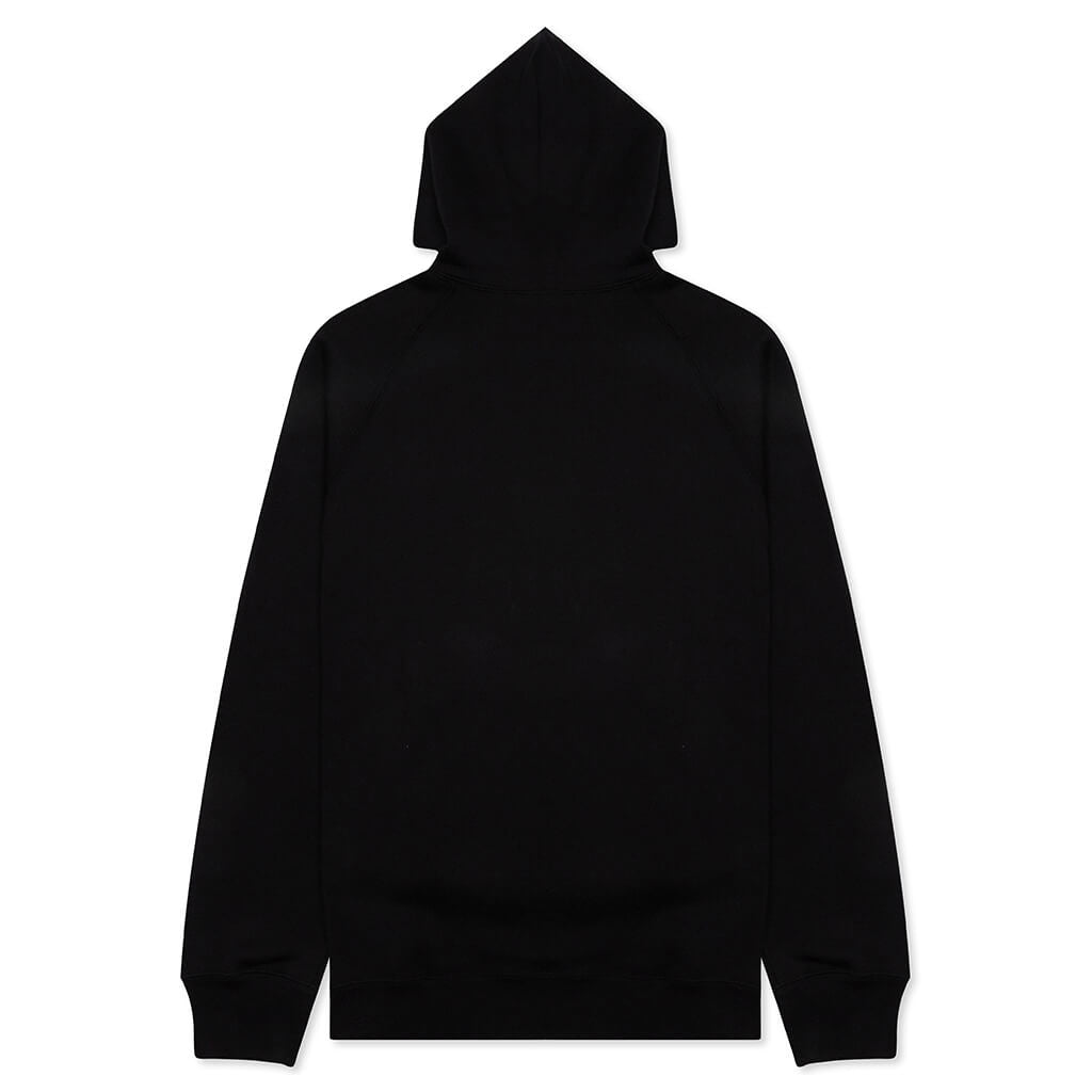 Sacai x Kaws Flock Print Hoodie - Black/Green