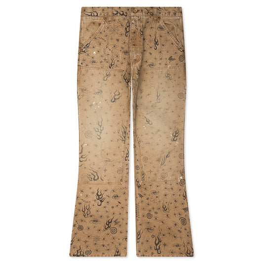 Saint Michael X Dr.Woo Mx6 Double Knee Pants - Beige