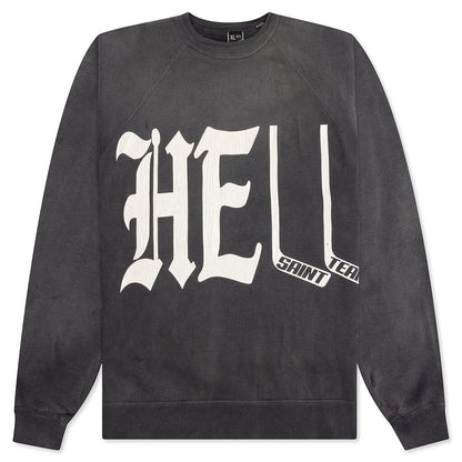 Saint Michael x Denim Tears Hell Crew Sweater - Black