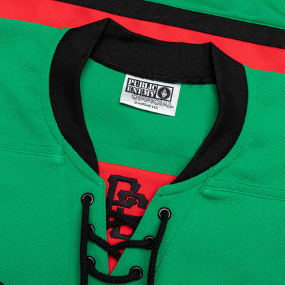 Saint Michael x Public Enemy Saint Enemy Game Shirt - Green