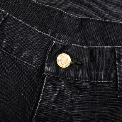 Double Knee Shorts - Black