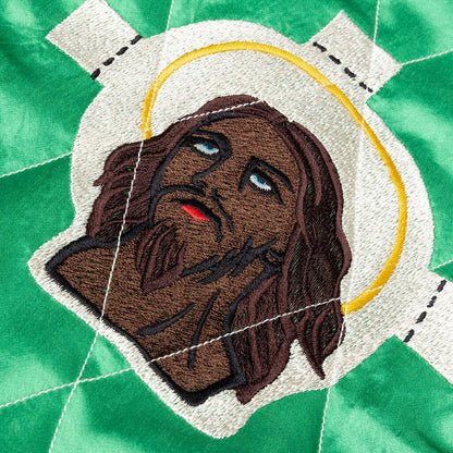 Saint Michael x Sukajyan Reversible Jacket - Green/Pink