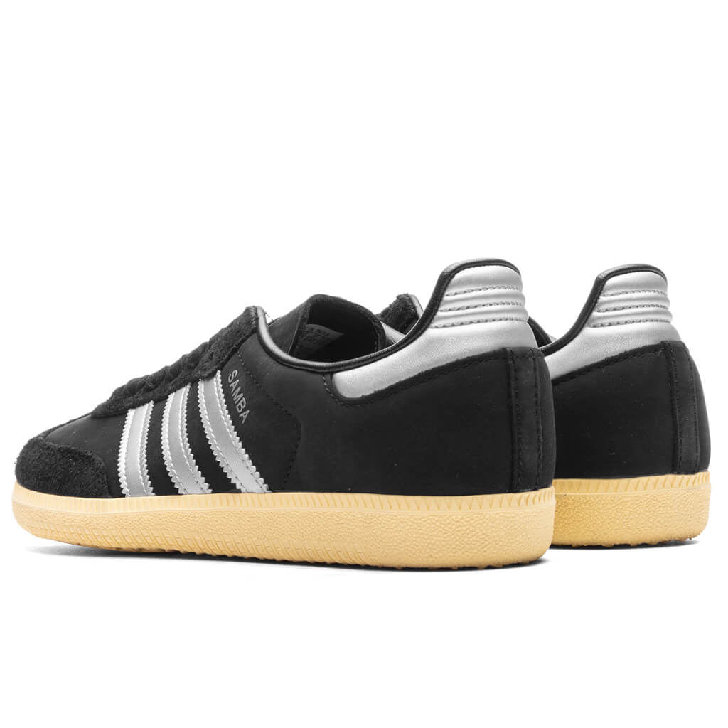 Women's Samba OG - Core Black/Matte Silver/Almost Yellow
