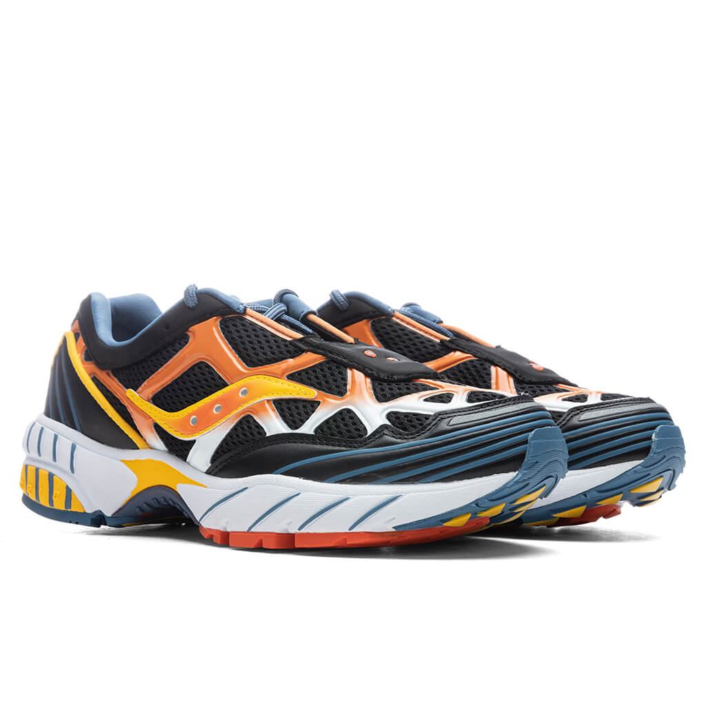 Grid Web - Black/Orange/Yellow
