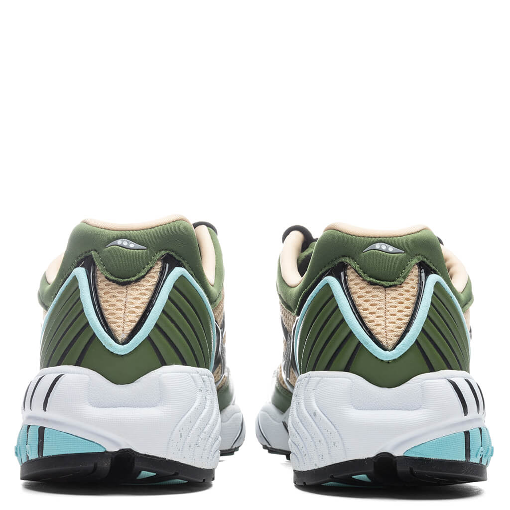 Grid Web - Pesto/Black/Blue