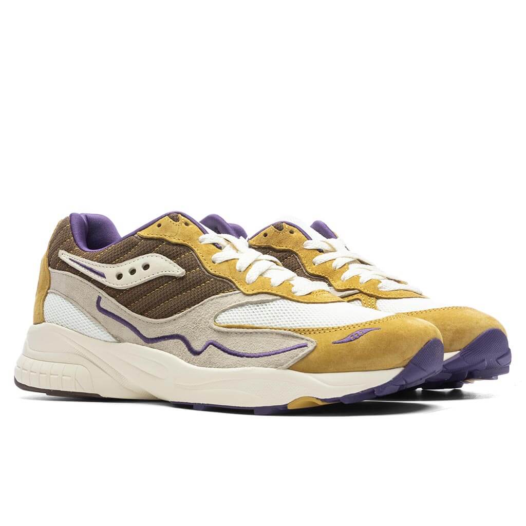 Saucony x Claima 3D Grid Hurricane - Gold/Cream
