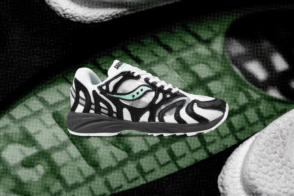 Saucony x Size? Grid Azura 2000 - Zebra
