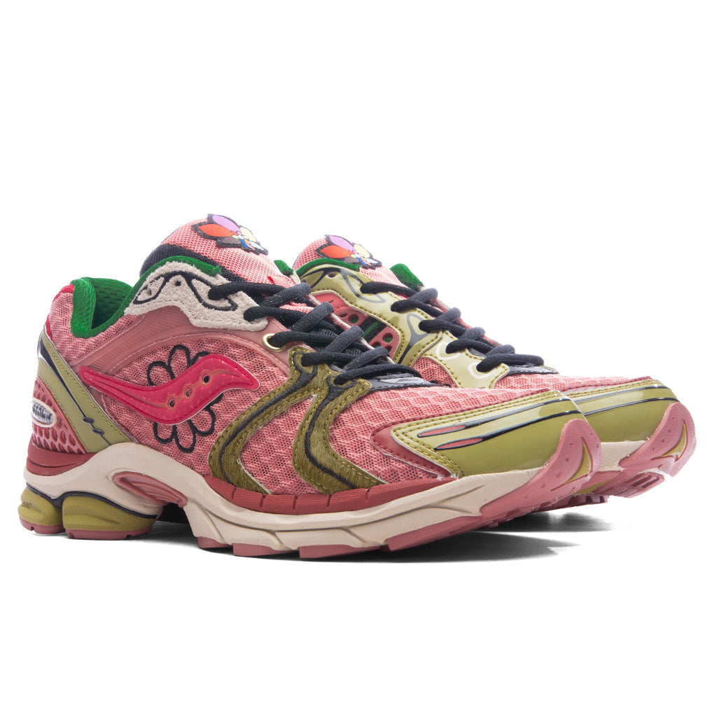 Saucony x Jae Tips Progrid Triumph 4 'Virginia Creeper' - Peach/Leaf