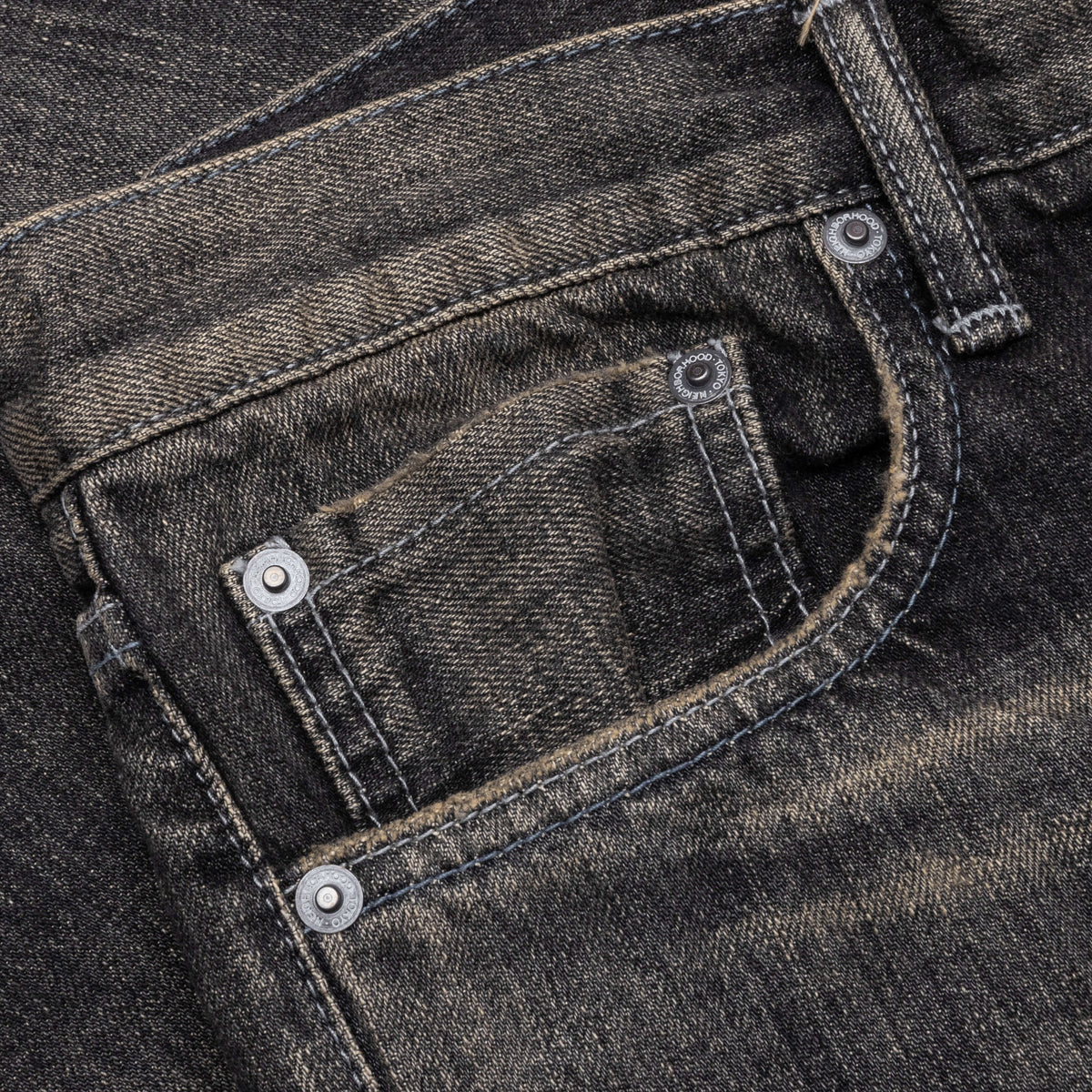 Savage Denim Dp Mid Pants - Black