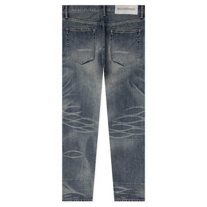 Savage Denim Dp Mid Pants - Indigo