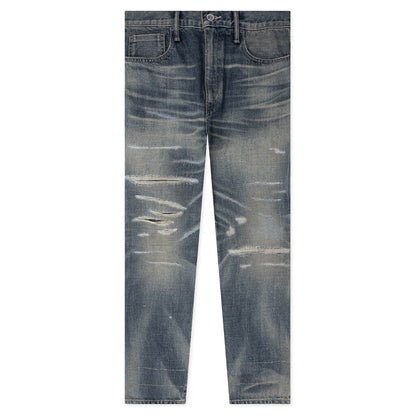 Savage Denim Dp Mid Pants - Indigo