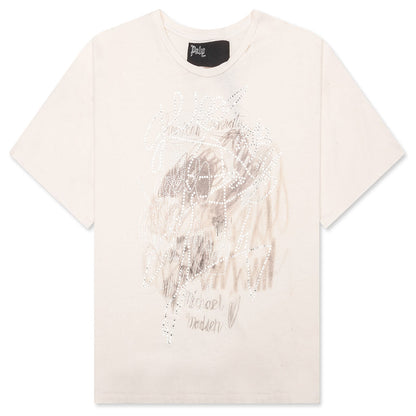 Scribble Tee - Vintage White