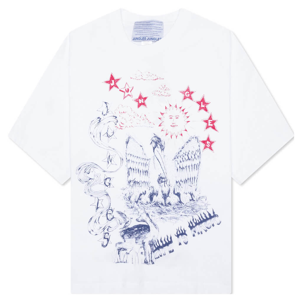 Scribbles S/S Tee - White