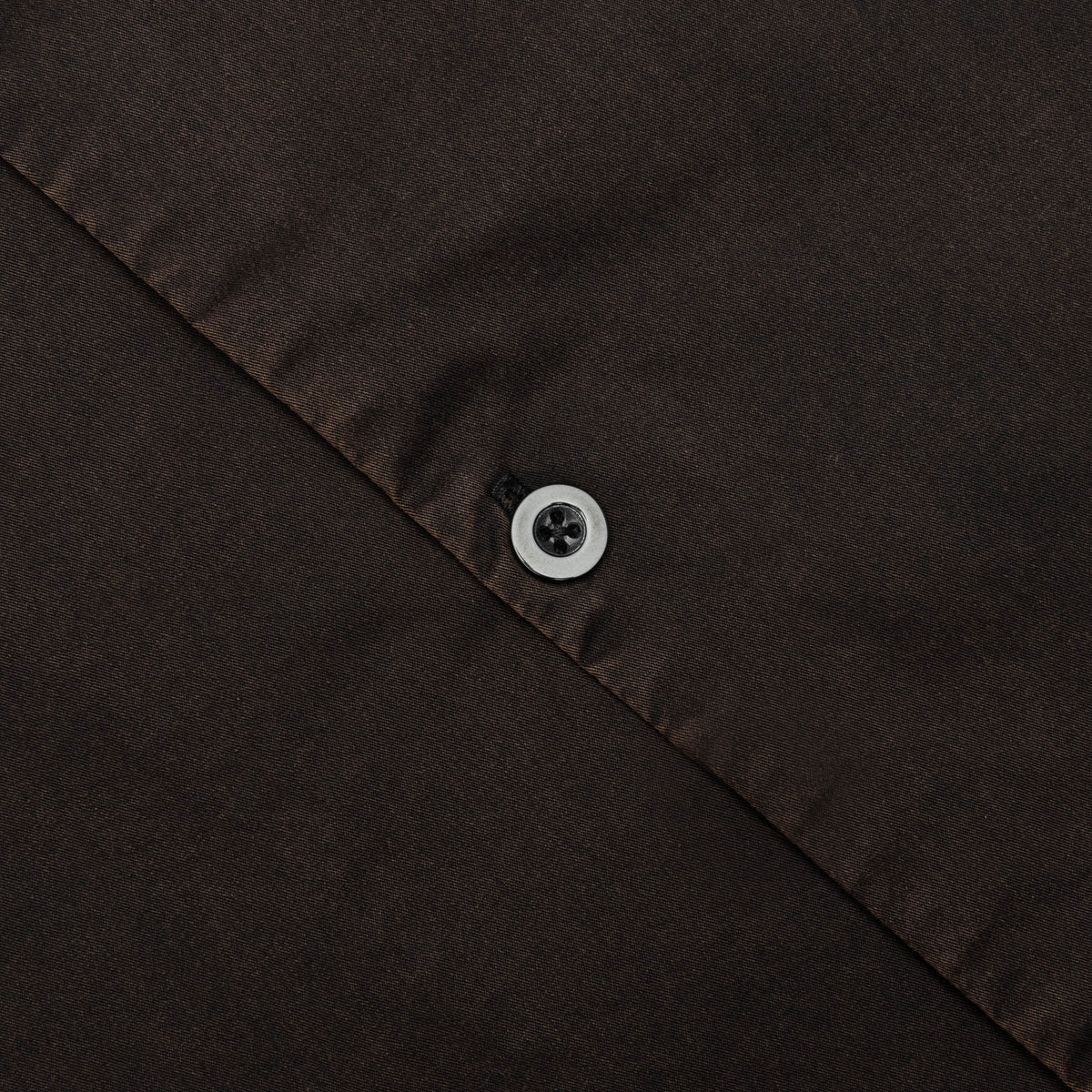 Script Camp Collar Shirt - Jet Black