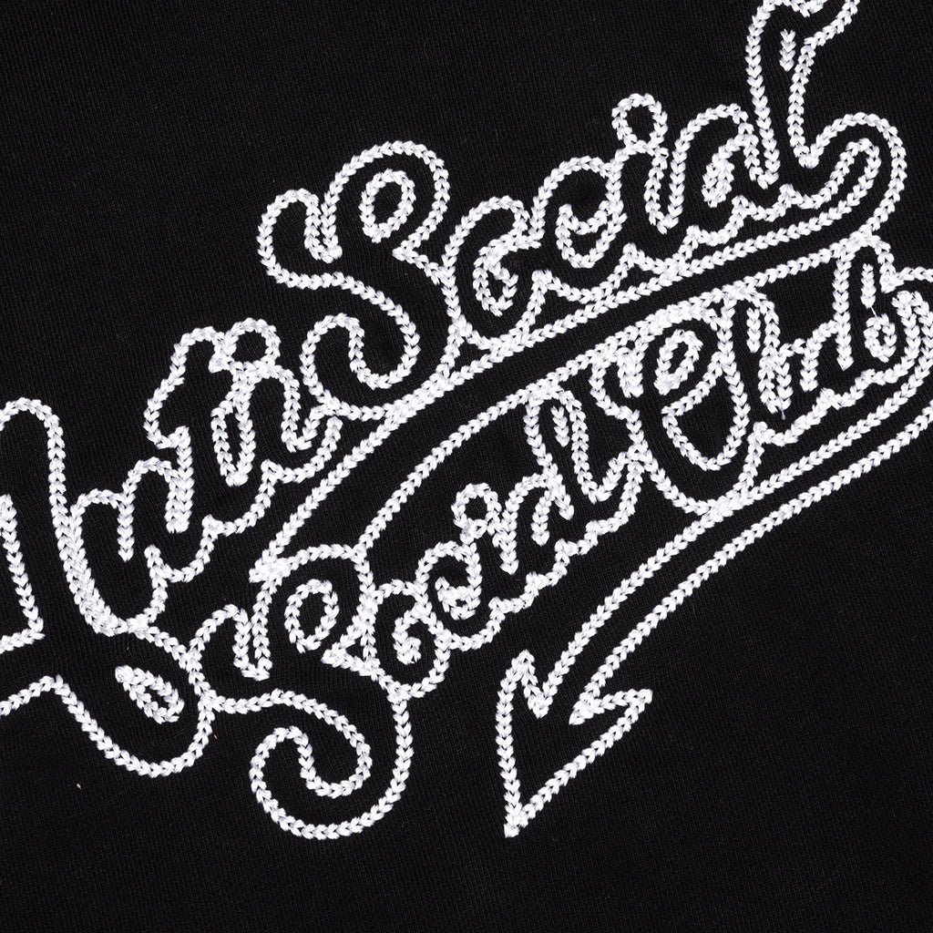 Script Club Hoodie - Black