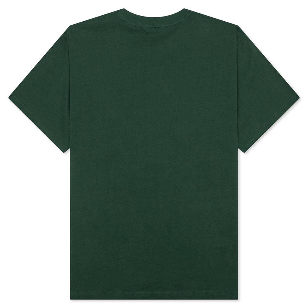 Script Tee - Dark Green