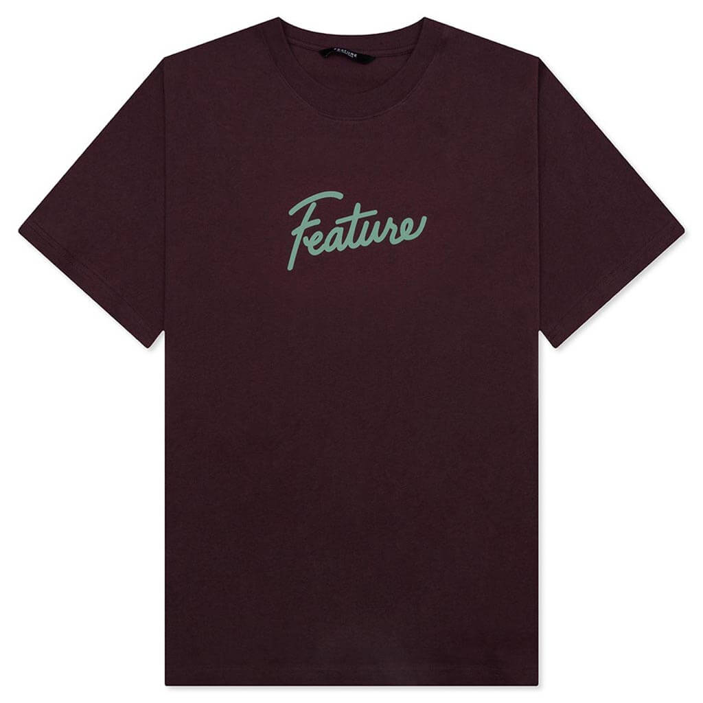Script Tee - Huckleberry