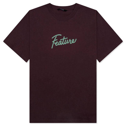 Script Tee - Huckleberry