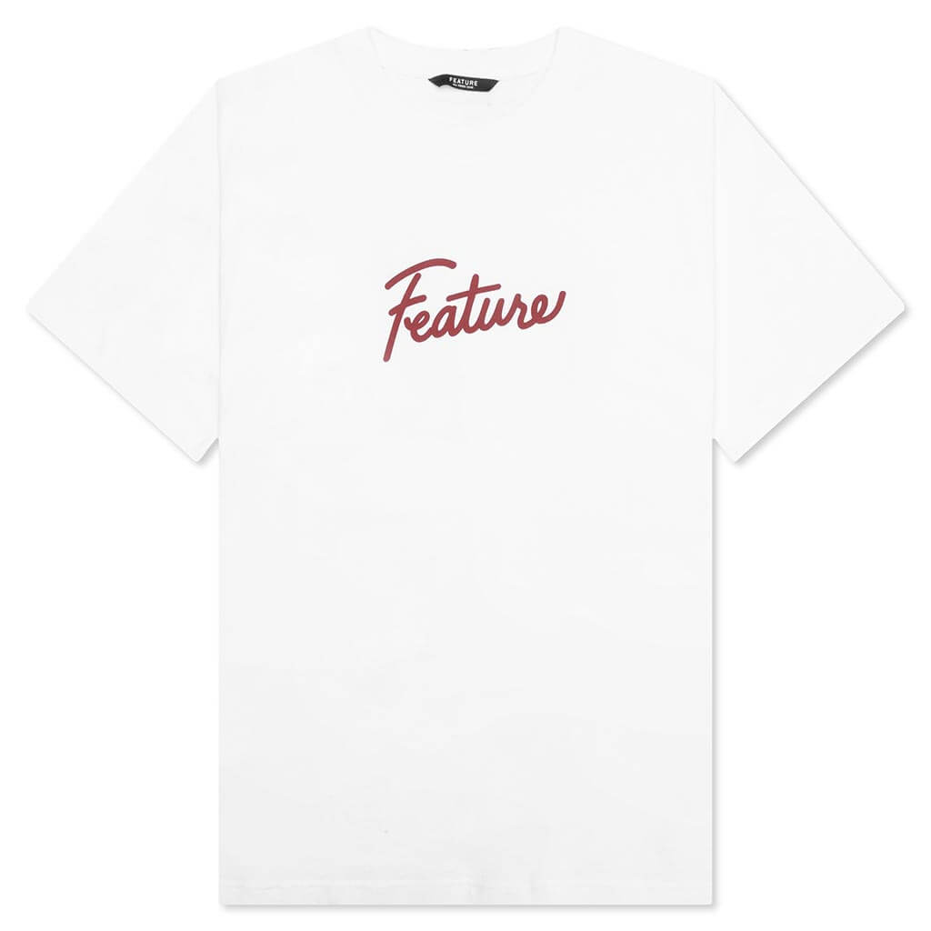 Script Tee - Optic White