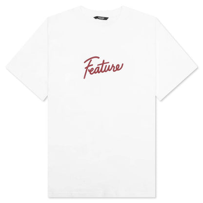 Script Tee - Optic White