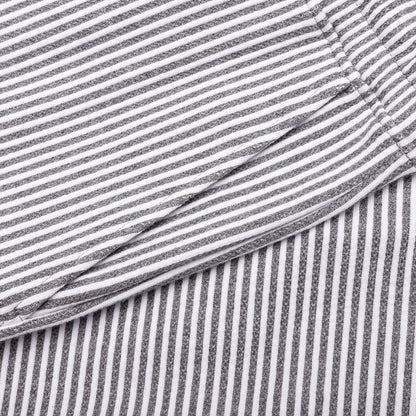 Seersucker Loopback Sweatshorts - Light Grey