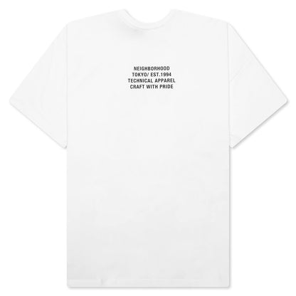Sheltech S/S Crewneck - White