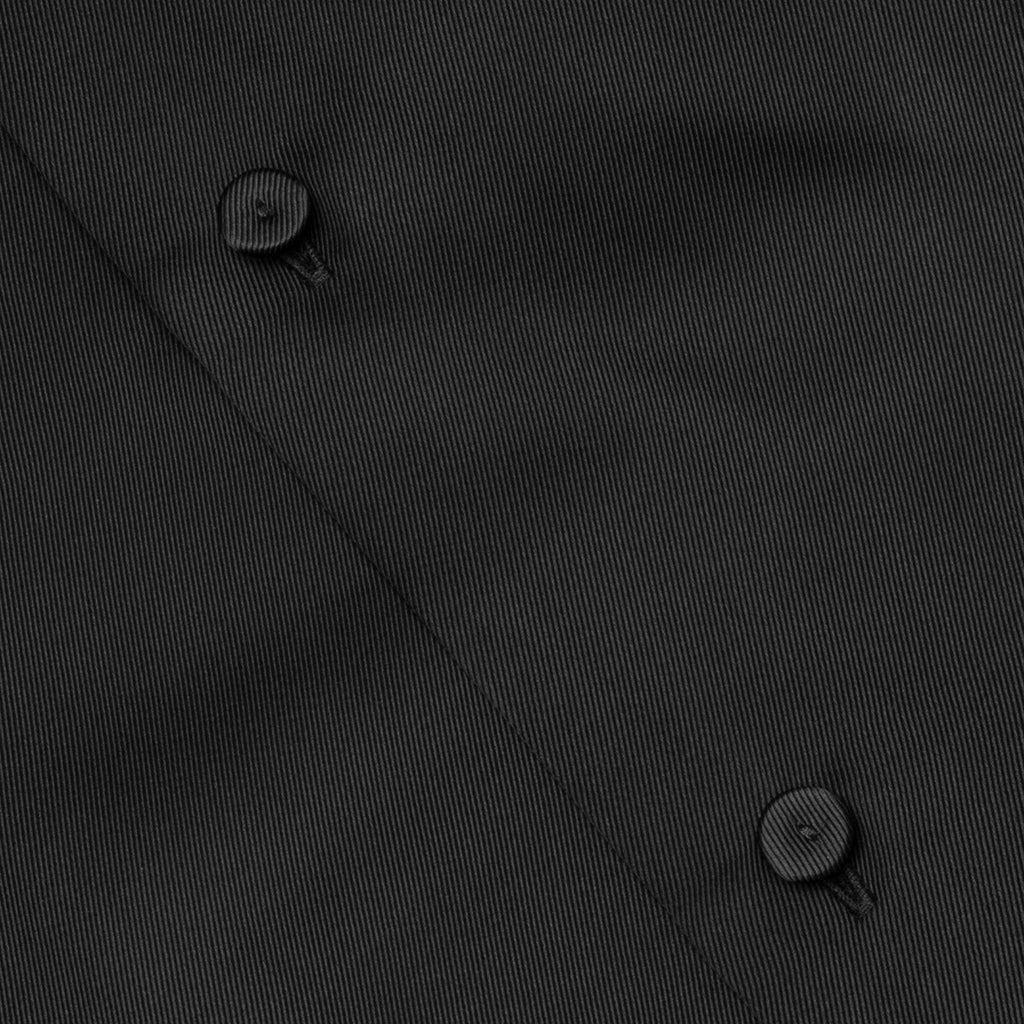 Viscose and Silk Twill Shirt - Black