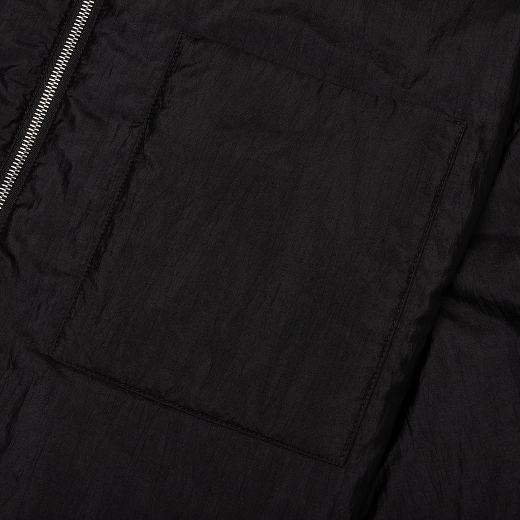 Zip Up Shirt - Black