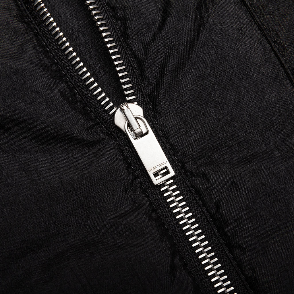 Zip Up Shirt - Black