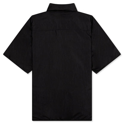 Zip Up Shirt - Black