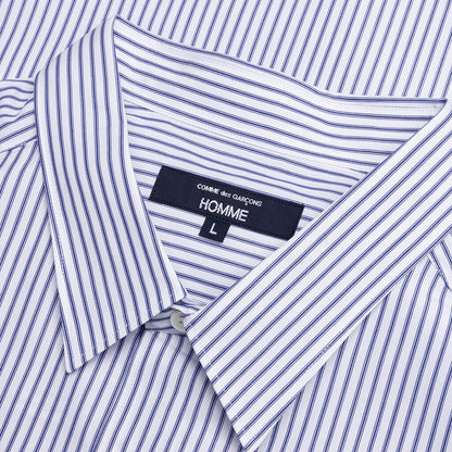 Short Sleeve Logo Shirt - Blue/White