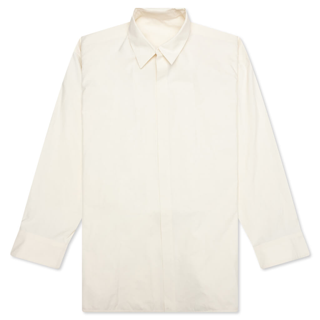 Layered Jewel Detail Shirt - Coconut