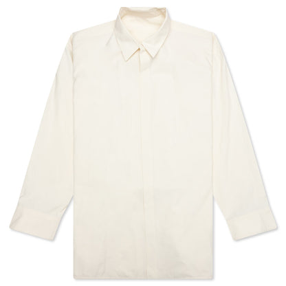 Layered Jewel Detail Shirt - Coconut