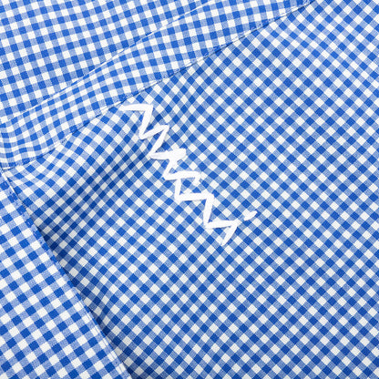 Checked Wool Shirt - Blue/White