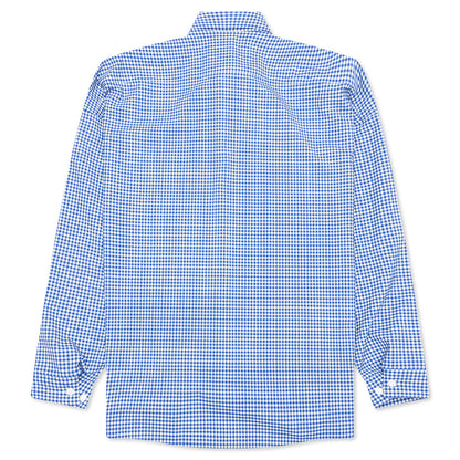 Checked Wool Shirt - Blue/White