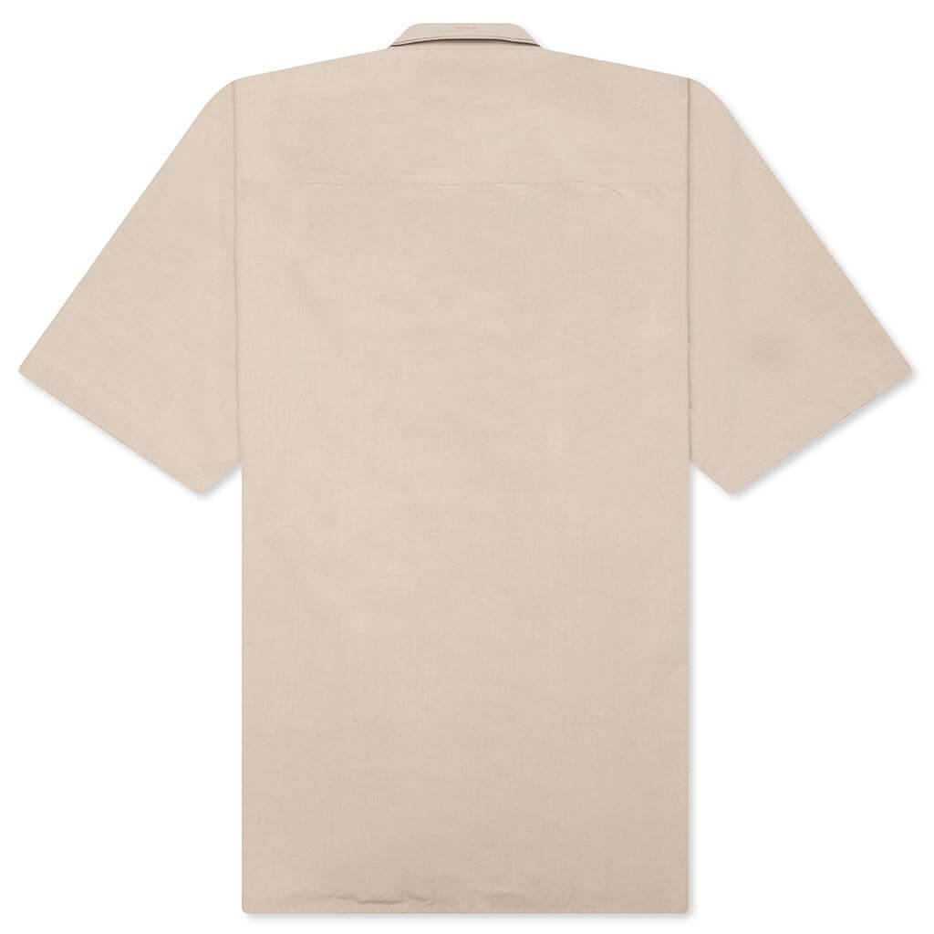 Double Layer Cotton Poplin Shirt - Powder Green