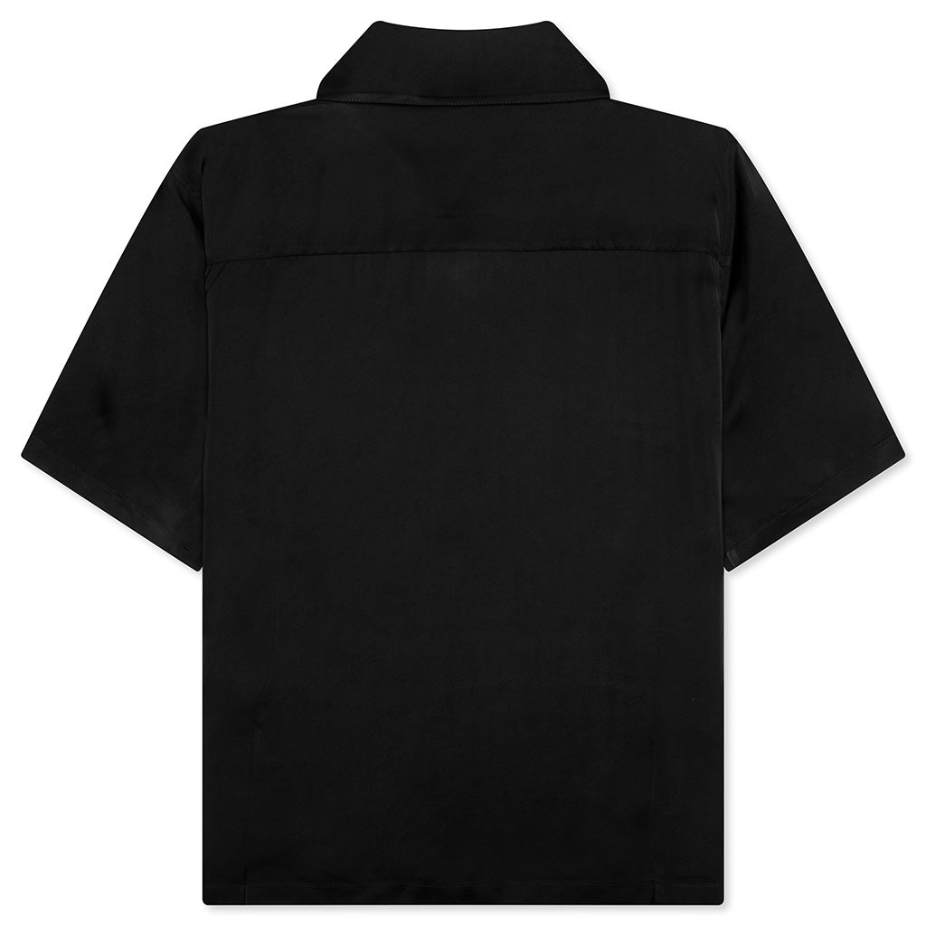 Fluid Viscose Shirt - Black