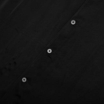 Fluid Viscose Shirt - Black