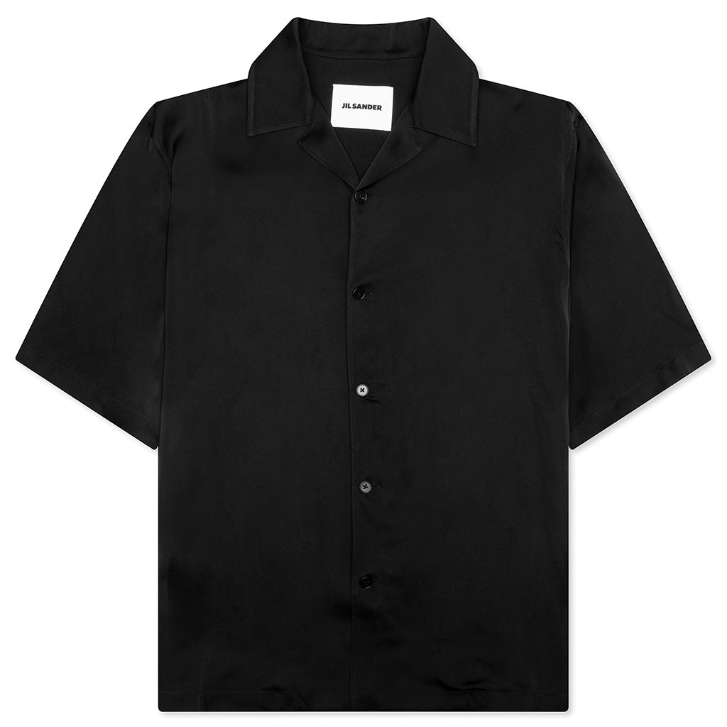 Fluid Viscose Shirt - Black