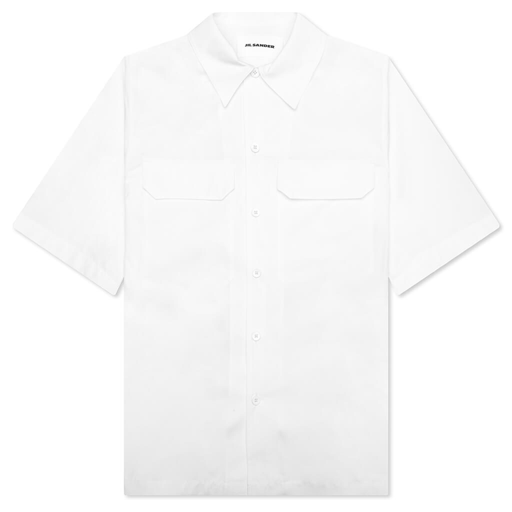 Heavy Organic Cotton Poplin Shirt - Optic White
