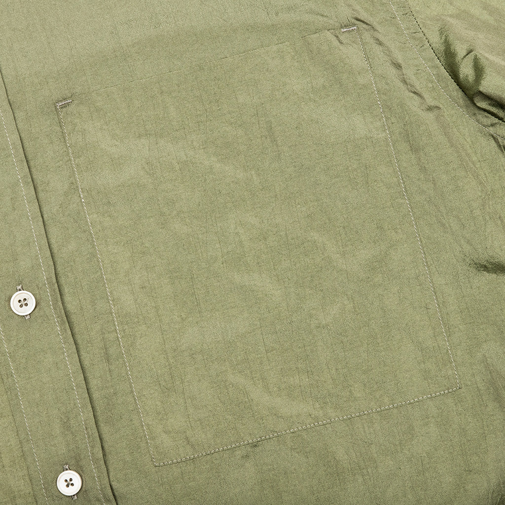 Silk And Nylon Shirt - Grasshopper