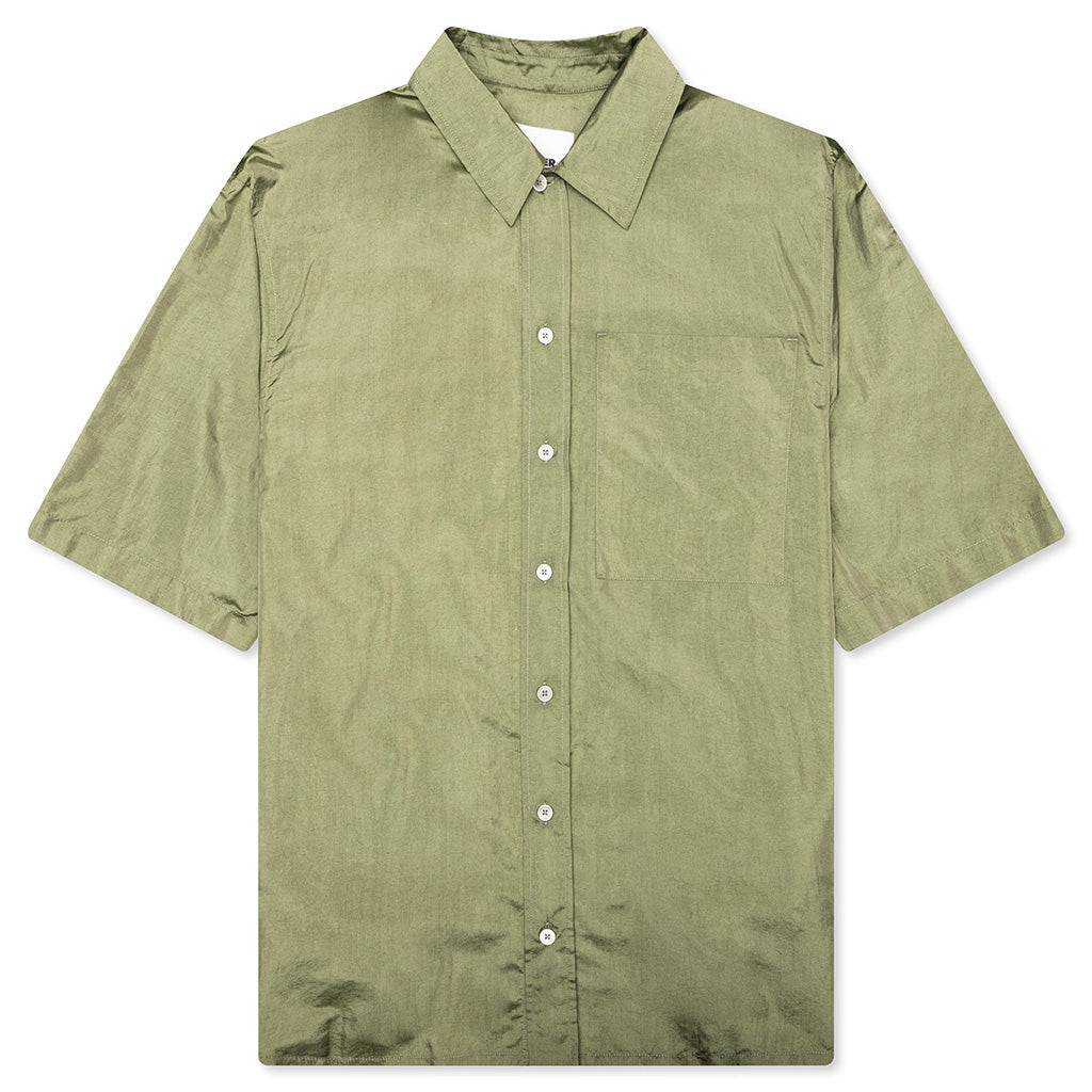 Silk And Nylon Shirt - Grasshopper