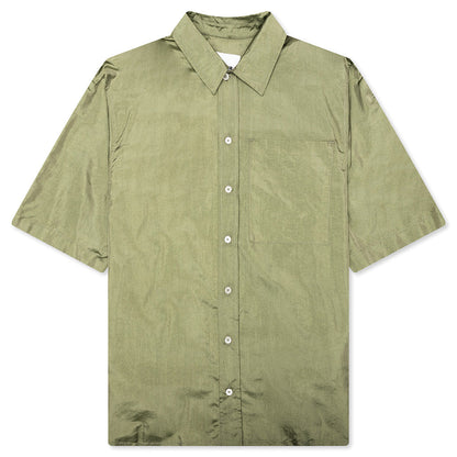 Silk And Nylon Shirt - Grasshopper